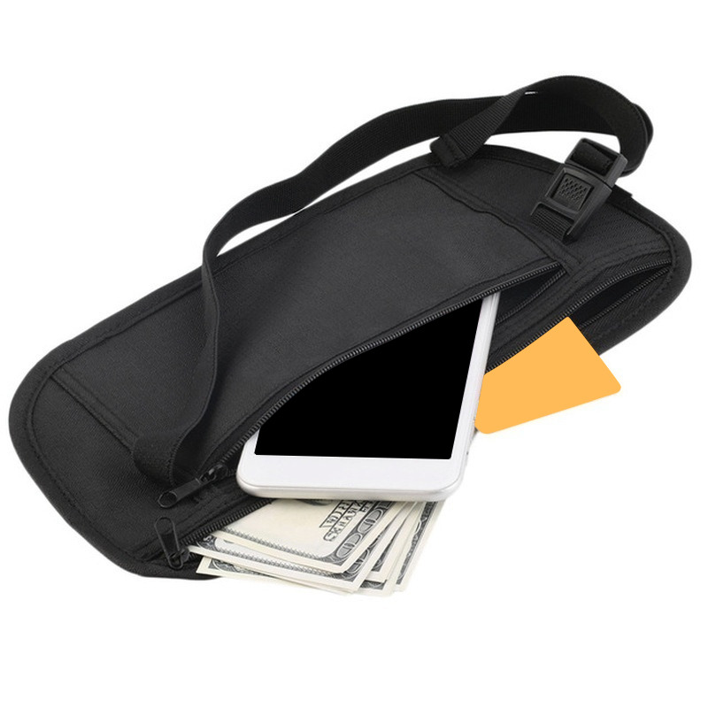 Running Gear Bag - Invisible Travel Waist Packs Pouch for