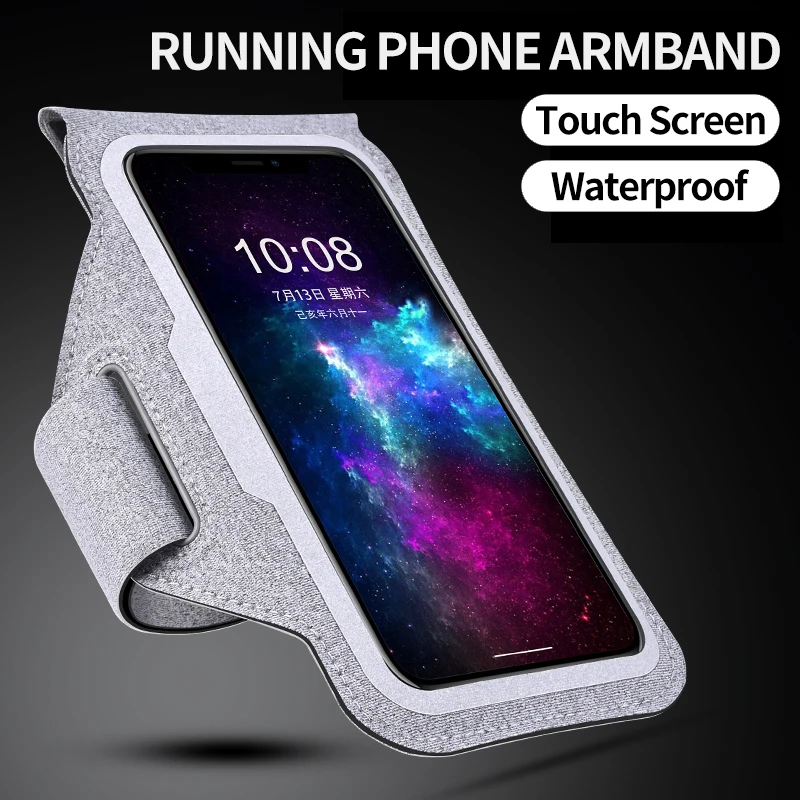 Running Gear Bag - HAISSKY Ultra-thin Running Sports Armband For