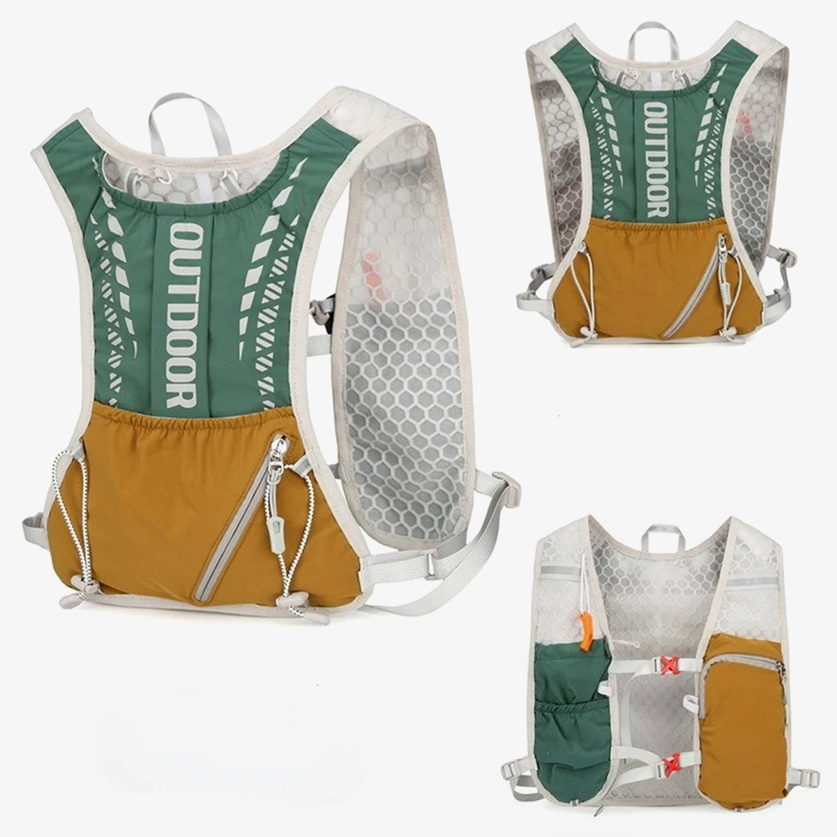 Running Gear Marathon - Professional Cross-Country Running Vest Backpack, Water