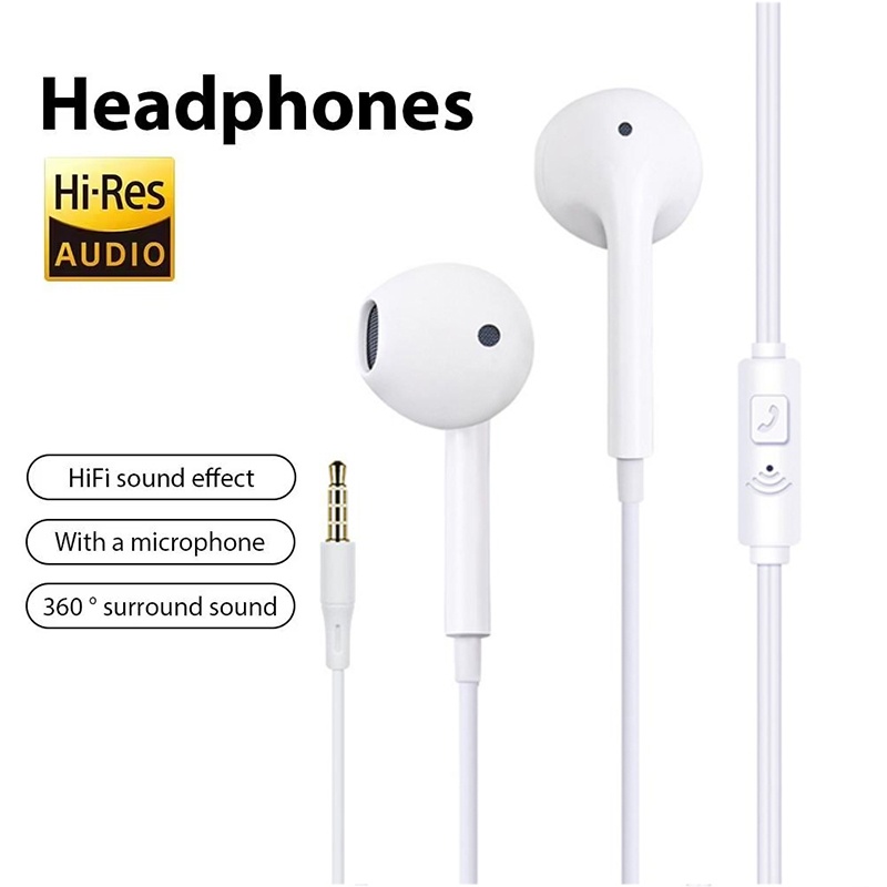 3.5mm Wired Earphone With Mic  - Running Gear Headphones review and price