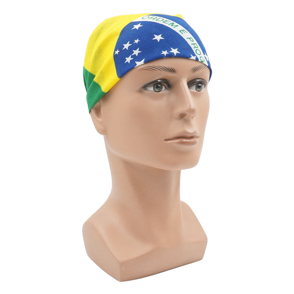100% Cotton Flag of Brazil Ban - Running Gear Headband review and price