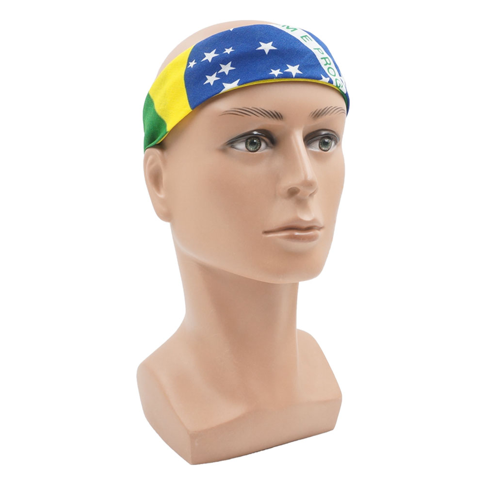 100% Cotton Flag of Brazil Ban - Running Gear Headband review and price