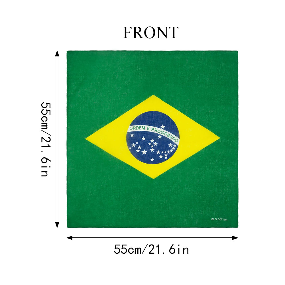 100% Cotton Flag of Brazil Ban - Running Gear Headband review and price