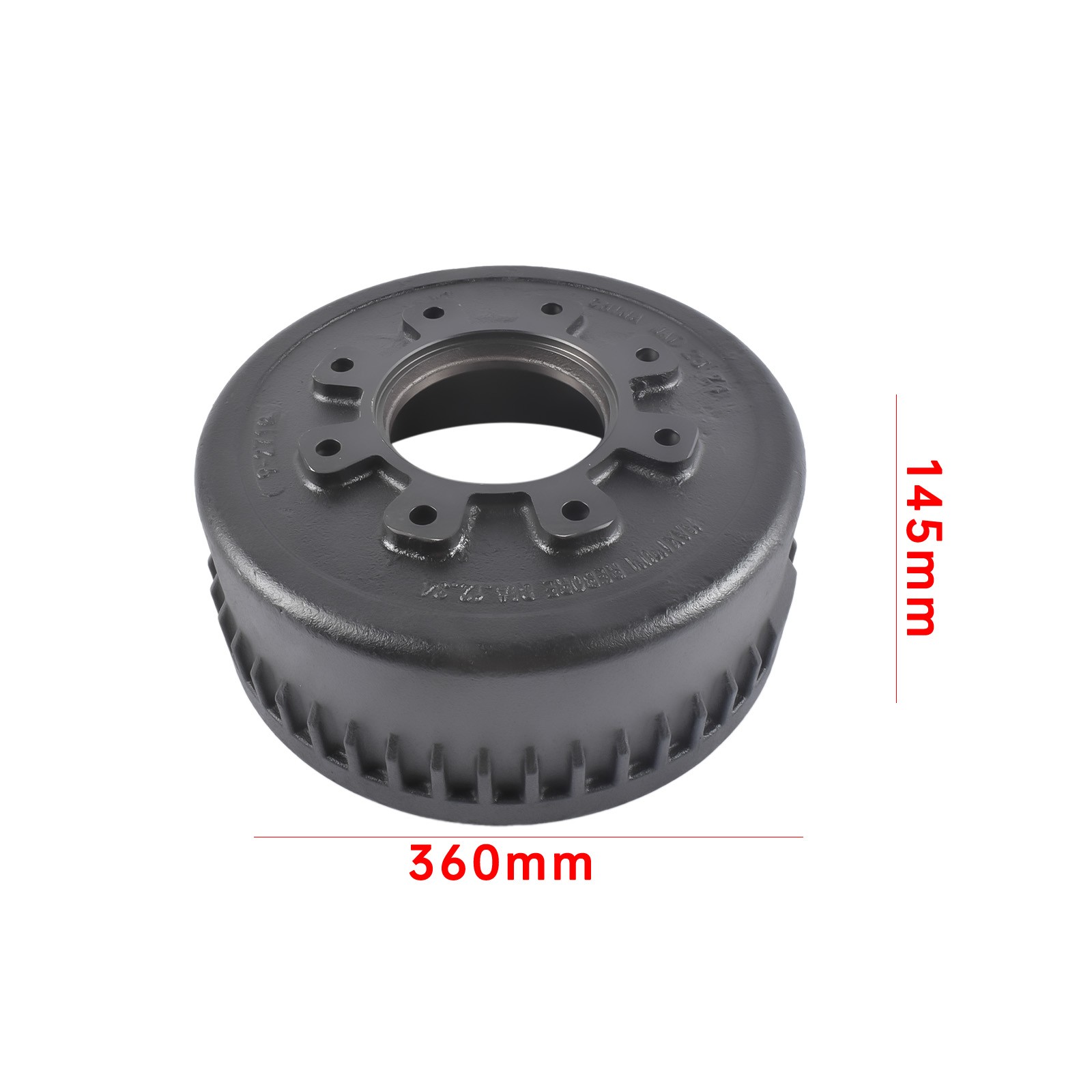 AP02 Trailer Brake Drum 12.25