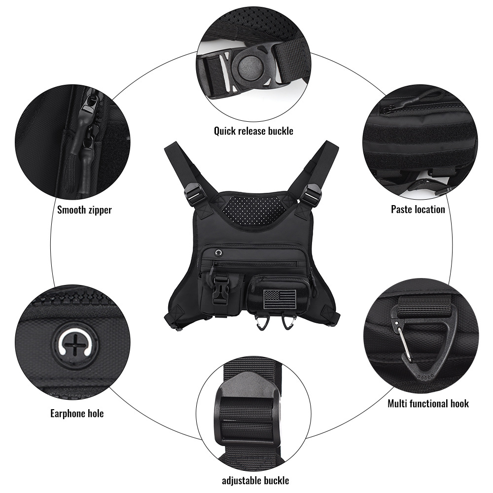 Camping Front Chest Vest  Back - Running Gear Bag review and price