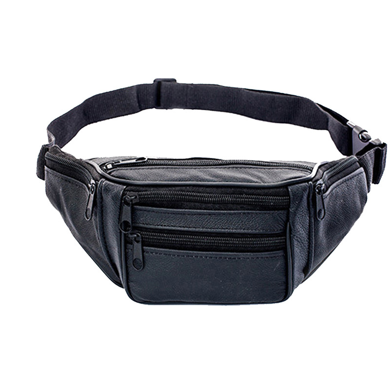 Leather Men Waist Chest Bag Th - Running Gear Bag review and price